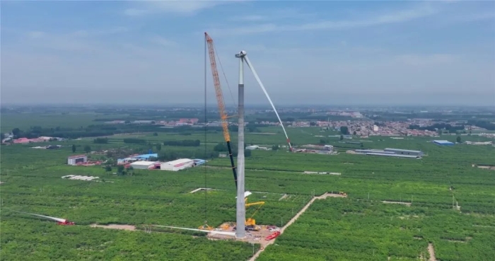 “全球第一吊”再臨燕趙！166米，XCA4000助力華北綠電